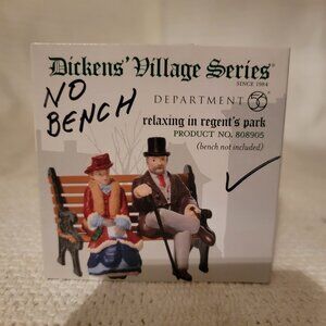 Department 56 Dickens Village - Relaxing in Regents Park